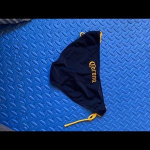 Tie side corona bikini bottoms